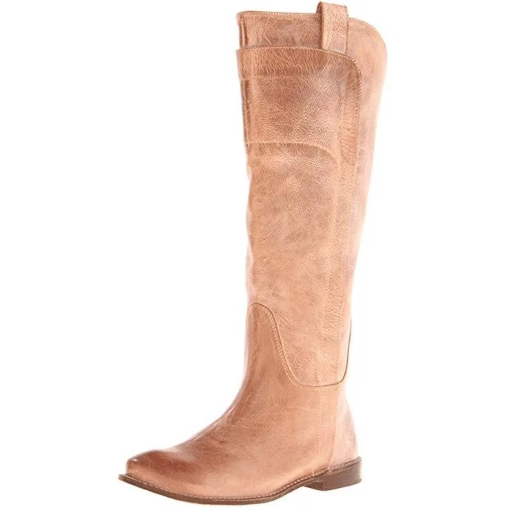 Frye Paige Riding Boots Light Brown Size 9